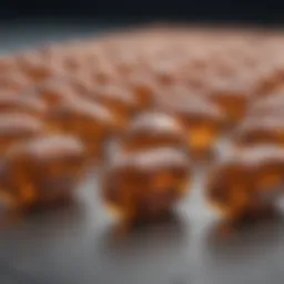 Close-up of Ritalin 20 mg Extended Release capsules highlighting their design.