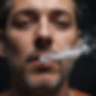 Visual representation of health effects associated with secondhand smoke