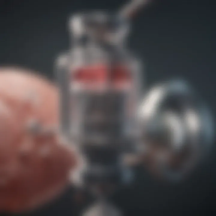 Illustration depicting the anatomy of a serum separator