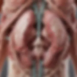 Diagram illustrating the anatomy of submucosal fibroids within the uterus