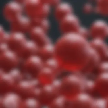 Abnormalities in Hemoglobin Structure A detailed illustration of hemoglobin structure highlighting abnormalities.
