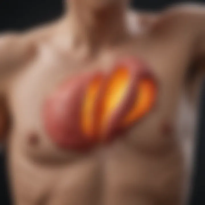 Symptoms of gallbladder disorders including discomfort