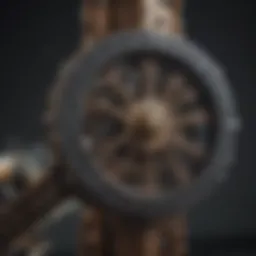 Illustration of the Gilman spindle showcasing its intricate design