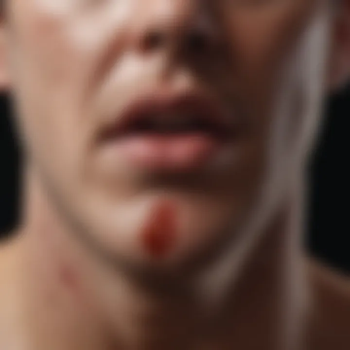 Visual representation of health concerns related to cysts