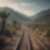 Diverse Mexican landscape illustrating migration routes