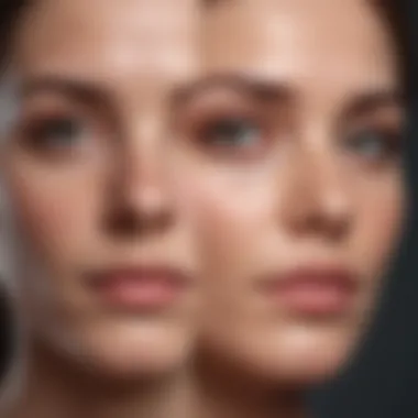 Transformation Through Tretinoin Treatment Before and after skin treatment with tretinoin